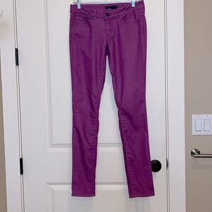 Prana Women’s Breathe Purple/ Magenta Straight Leg Jeans size 2